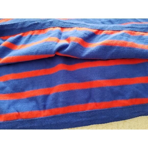 GAP Red Blue Long Sleeve V-Neck Cotton Hoodie Womens Sz (S) - Picture 13 of 14